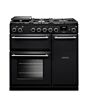 Aga Rangemaster AURA90DFP/19324 Charcoal Black 90Cm Dual Fuel Range Cooker