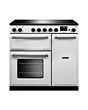 Aga Rangemaster AURA90EIP/19283 White 90Cm Electric Range Cooker With Induction Hob