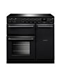 Aga Rangemaster AURA90EIP/19284 Black 90Cm Electric Range Cooker With Induction Hob