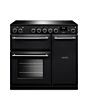 Aga Rangemaster AURA90EIP/19332 Charcoal Black 90Cm Electric Range Cooker With Induction Hob