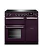 Aga Rangemaster AURA90EIP/19338 Plum 90Cm Electric Range Cooker With Induction Hob