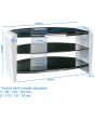 Alphason FRN800/3-W Compact TV Stand FOR TVS UP TO 37inch
