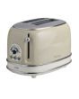 Ariete Vintage 2 Slice Toaster Beige