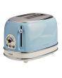 Ariete Vintage Style 2 Slice Toaster Blue