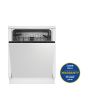 Beko DIN15C20 Fully Integrated Dishwasher With 14 Places
