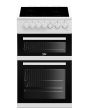 Beko EDVC503W 50Cm Double Oven Electric Cooker
in white