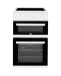 Beko EDVC503W 50Cm Double Oven Electric Cooker
in white