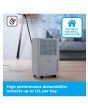 Black And Decker BXEH60016GBG Grey 12L Dehumidifier With 24 Hour Timer And 2.1L Water Tank