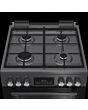 Blomberg GGRN655N Anthracite 60Cm Double Oven Gas Cooker With Gas Hob