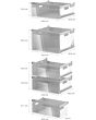 Bosch GSN36VWDGG White Series 4 59.5Cm Wide No Frost Tall Freezer