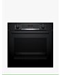 Bosch HQA574BB3B Black Built In Single Electric Oven With Pyrolytic Cleaning Function
