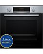 Bosch HQA574BS3B Stainless Steel 59.4Cm Built In Electric Single Oven WITH