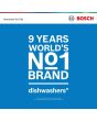 Bosch SMS4EMW06G White Full Size Dishwasher With 14 Places And Wifi Enabled