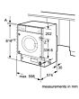 Bosch WIW28502GB Built In Series 8 8Kg/1400 Rpm Washing Machine