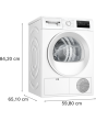 Bosch WTH85225GB White 8Kg Heat Pump Tumble Dryer