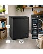 Cookology CCFZ99BK Black 54.7 Cm Wide Chest Freezer - 99L