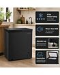 Cookology CCFZ99BK Black 54.7 Cm Wide Chest Freezer - 99L