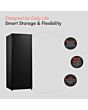 Cookology CTFR235BK Black 55Cm Wide Tall Larder Fridge