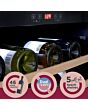 Cookology CWC605SS Stainless Steel 59.5Cm Wide Dual Zone Wine Cooler- 46 Bottles