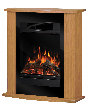 Dimplex MCFP150-E Dimplex Orvieto Micro Oak Fireplace