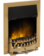 Dimplex STM20BR Stamford Brass Optiflame Inset Electric Fire - 2Kw Or 1Kw Can Be Used Independently 