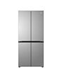 Haier HCR58S18DNMM Inox 83.3Cm Wide No Frost American Style Fridge Freezer With 60/40 Split