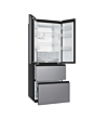 Haier HFKR5718DNMM Platinum Inox 70Cm No Frost Multi Door Fridge Freezer