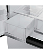 Haier HFKR5718DNMM Platinum Inox 70Cm No Frost Multi Door Fridge Freezer