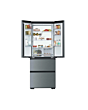 Haier HFKR5718DNMM Platinum Inox 70Cm No Frost Multi Door Fridge Freezer