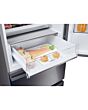 Haier HTW5618EWMP Dark Inox 59.5Cm 60/40 Frost Free Fridge Freezer With Non Plumbed Water Dispenser
