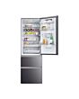 Haier HTW5618EWMP Dark Inox 59.5Cm 60/40 Frost Free Fridge Freezer With Non Plumbed Water Dispenser