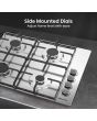 Hisense GM642XHS 60Cm Stainless Steel Gas Hob