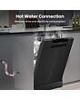 Hisense HS523E15BUK Black Slimline Dishwasher With 10 Places