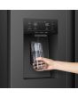 Hisense RS5P528STBE Black 91Cm Wide Pure Flat Total No Frost Fridge Freezer With Non Plumbed Water A