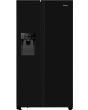 Hisense RS694N4TBE 91CM Black American Style Frost Free Fridge Freezer with Non Plumbed Water and Ice Dispenser