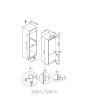 Hoover HOBBML18EK 54Cm Wide Built In Fridge Freezer With 70/30 Split