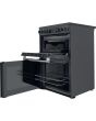 Hotpoint CD67V9H2CA Dark Grey 60Cm Electric Double Oven Cooker