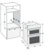 Hotpoint DIH82DIX Stainless Steel Built In Electric Double Oven