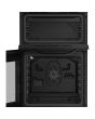 Hotpoint HDE5VDCB Black 50Cm Double Oven Electric Cooker With Ceramic Hob