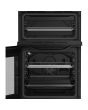 Hotpoint HDE5VDCB Black 50Cm Double Oven Electric Cooker With Ceramic Hob
