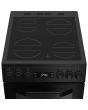 Hotpoint HDE5VDCB Black 50Cm Double Oven Electric Cooker With Ceramic Hob