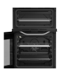 Hotpoint HDE5VDCW White 50Cm Double Oven Electric Cooker With Ceramic Hob