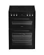Hotpoint HDE6VDB1 Black 60Cm Electric Double Oven Cooker