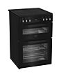Hotpoint HDE6VDB1 Black 60Cm Electric Double Oven Cooker