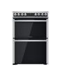 Hotpoint HDM67V8D2CX Inox 60Cm Wide Double Fan Oven Electric Cooker