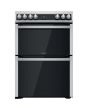 Hotpoint HDT67V9H2CX Stainless Steel 60Cm Double Oven Electric Cooker With Ceramic Hob
