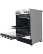 Hotpoint HS67V5KHX Inox 60Cm Wide Single Oven Electric Cooker