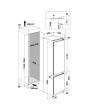 Hotpoint HTC20T322UK No Frost 54Cm Wide Built In Fridge Freezer With 70/30 Split
