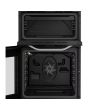 Hotpoint HTE5VCW White 50Cm Twin Cavity Electric Cooker With Ceramic Hob