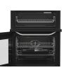 Hotpoint HTE6VDCW White 60Cm Wide Twin Cavity Electric Cooker With Ceramic Hob